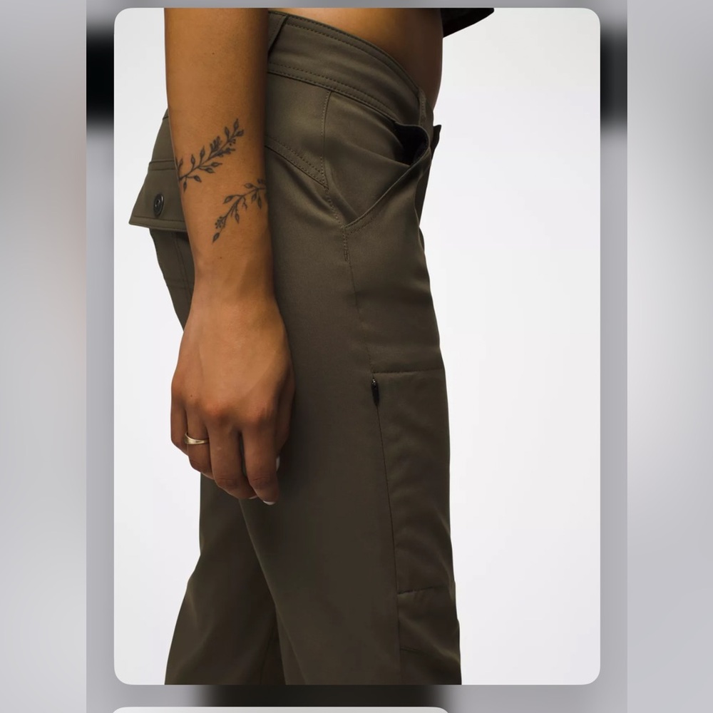 Prana Women’s Halle Straight Pant - Size 8 Short- Slate Green - Picture 6 of 9